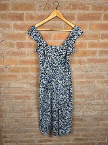 Blue black mix floral - black,
