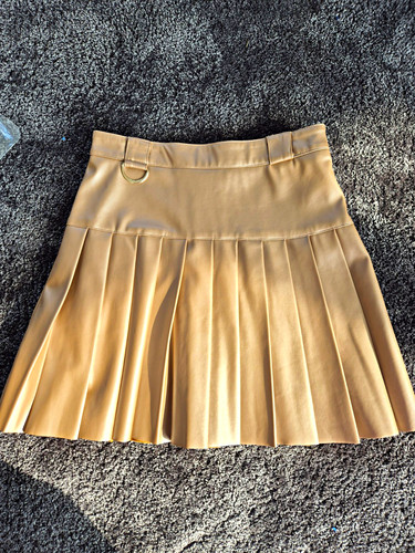Girls beige pleated - beige,