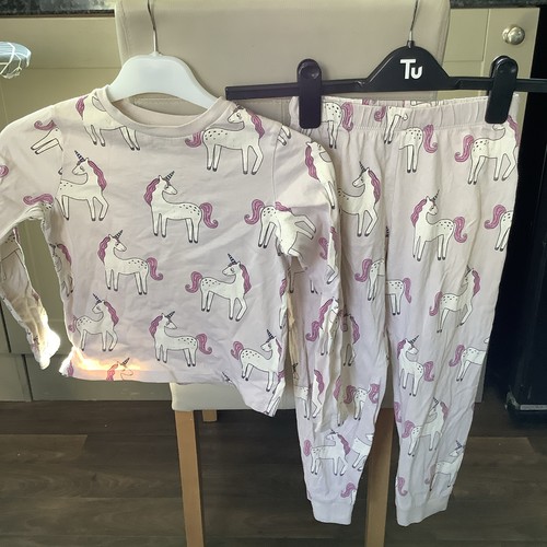 Girls unicorn pyjama set - girls,