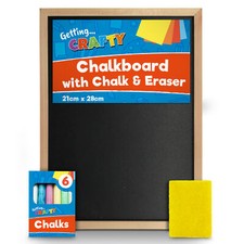 A4 Kids Chalkboard Wooden