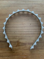 Ivory faux Pearl Bead Hair
