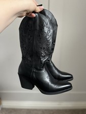 Black Western Cowboy Boots –