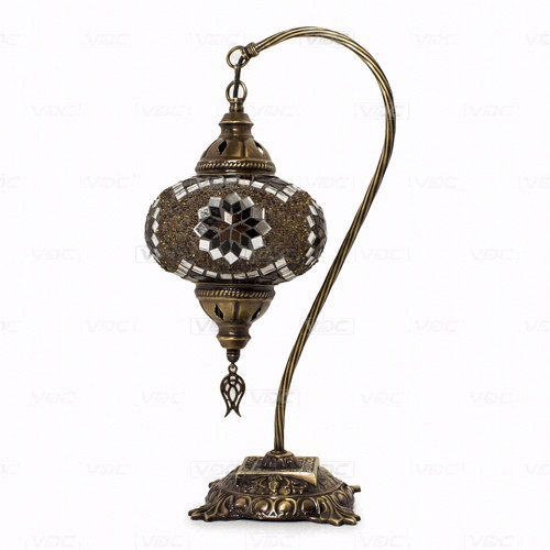 Amber turkish mosaic table - amber,