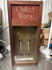 Chilled Wine Fridge Retro Vintage Home Bar Pub Mancave Wall Mounted Film Prop