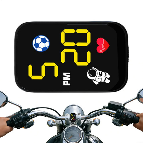 Mini motorcycle clock - clock, |