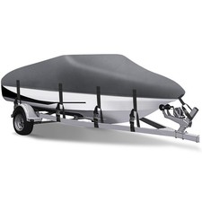 14ft 15ft 16ft Heavy Duty Boat Cover Waterproof Fish Ski Speedboat Marine Dinghy