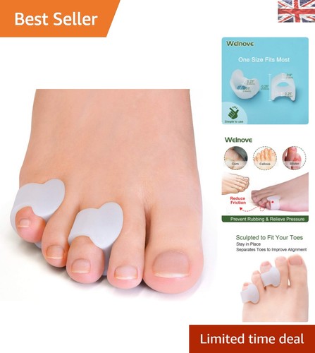 Anatomical gel toe - toe, separators