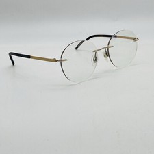 SPECSAVERS GOLD RIMLESS ROUND  glasses frame MOD: 30472556