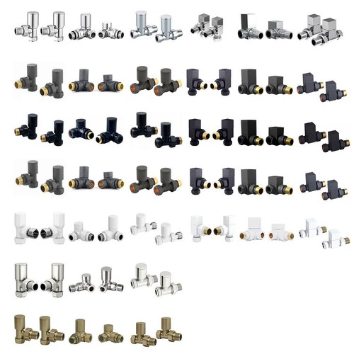 Manual radiator valves round - manual,