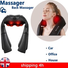 Shiatsu Massager Massage Electric Back Neck Heat Kneading Body Car Home Shoulder
