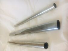 3 x Small Round Chrome Metal Clothes Rails 35cm / 40cm / 46cm