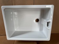NEW UNUSED Whitebirk Belfast White Ceramic Kitchen Sink Basin Shaws AX03