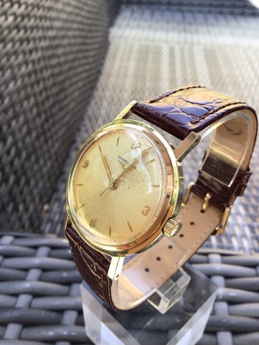 Longines men 9ct gold - 9ct,