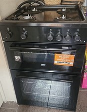 BEKO FDG6201K 60 cm Gas Cooker - Black  With Hob- Brand New And Never Used