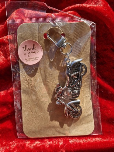 Silver metal motorbike - metal,