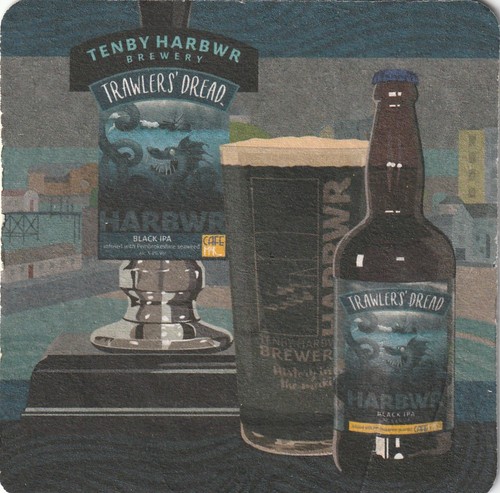 Beer mat tenby harbour - beer,