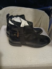 M&S  BLACK CHELSEA ANKLE BOOTS