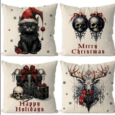 Gothic Christmas Cushion