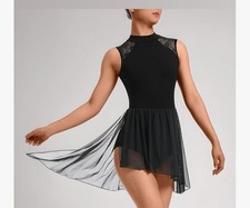 Lyrical Dance Dress Asymmetric