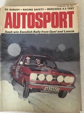 Autosport Magazine 25 February 1971 Blomqvist Swedish Rally Petty Daytona 500
