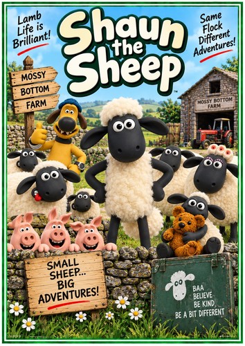 Shaun the sheep children - shaun, children’s