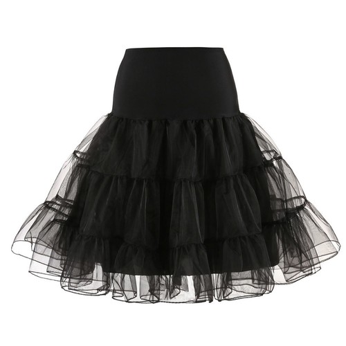 Black women hoopless petticoat - women,