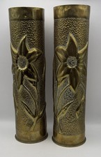 Unique Pair Of French 75mm WW1
