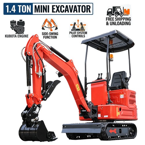 New ton mini excavator - new,