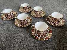 6 Royal Crown Derby 1128 Tea