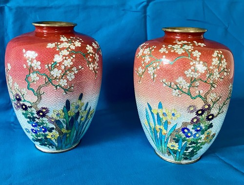Pair matched ginbari enamel - pair,