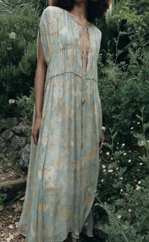 Zara midi floral dress - midi,