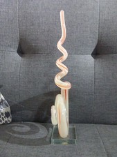Vintahe Hand Blown spiral art