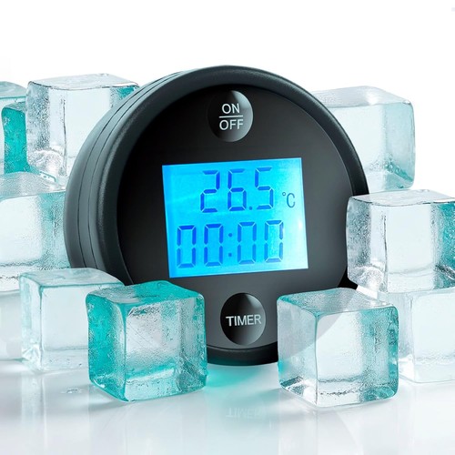Ice bath thermometer and - ice, timer
