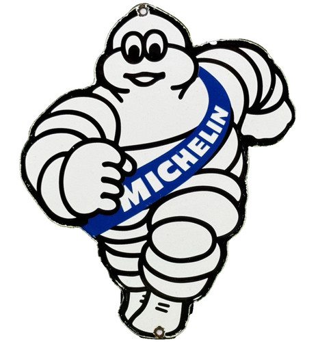 Vintage michelin man porcelain - michelin,