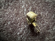  1960s Solid Silver Charm of a Rickshaw it's very Light tbh the Wheels rotate