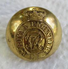 Victorian British Army:"ROYAL ENGINEERS GILDED BRASS BUTTON"(Large, 22mm, 1880s)