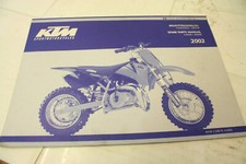 KTM 2002 50 MINI ADVENTURE GS SPARE PARTS LIST MANUAL