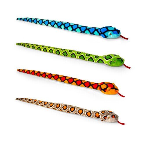 Keel toy snake 100cm assorted - snake,