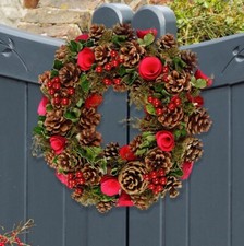 36cm Christmas Wreath Festive