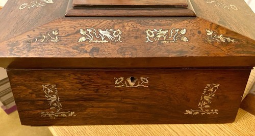 Antique tea chest silver - silver, &