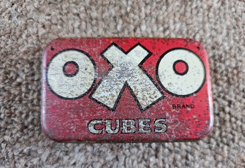 Vintage oxo cube - oxo, tin