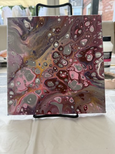 Original acrylic paint pouring - original,