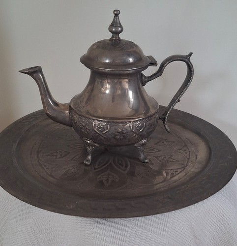 Morrocan tea pot and - pot,
