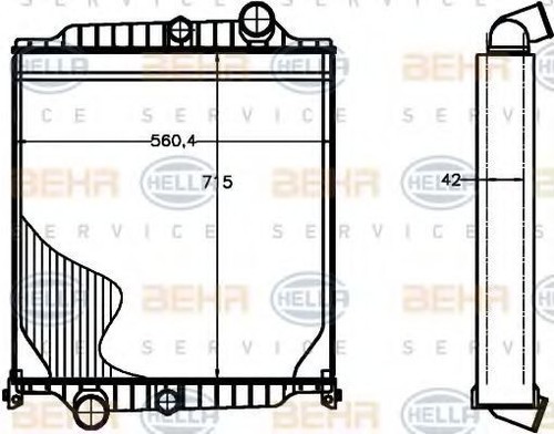 Hella 8mk 376 758 - hella, truck