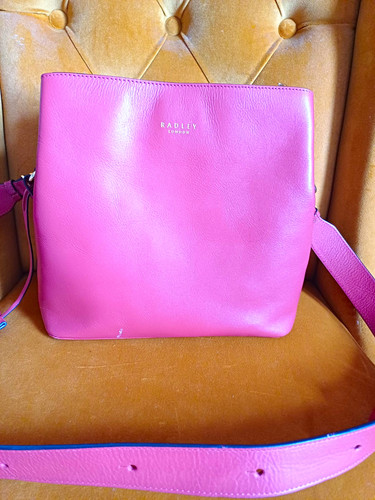 Radley red leather crossbody - radley,