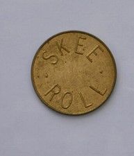 "SKEE ROLL" BRASS TOKEN