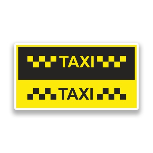 Taxi vinyl stickers - vinyl,