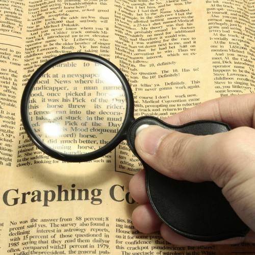 10x pocket hand sized monocle - hand,