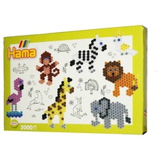 Hama Beads Zoo Small World Set Approx 2000 Pcs Children Crafts Activity Aged 5+