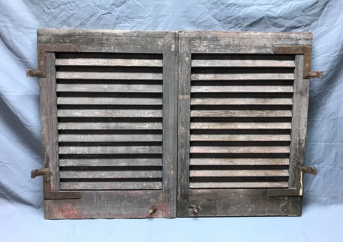 Pair vintage shabby antique - vintage,